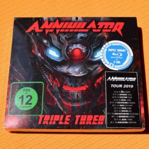 Annihilator - Triple Threat (digipak 2 CD + Blu-ray)