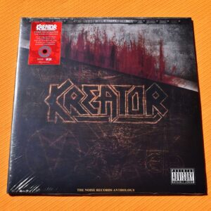 Kreator - Under The Guillotine: The Noise Anthology (vinilo, 2 LP, color gris con rojo "salpicado", gatefold)